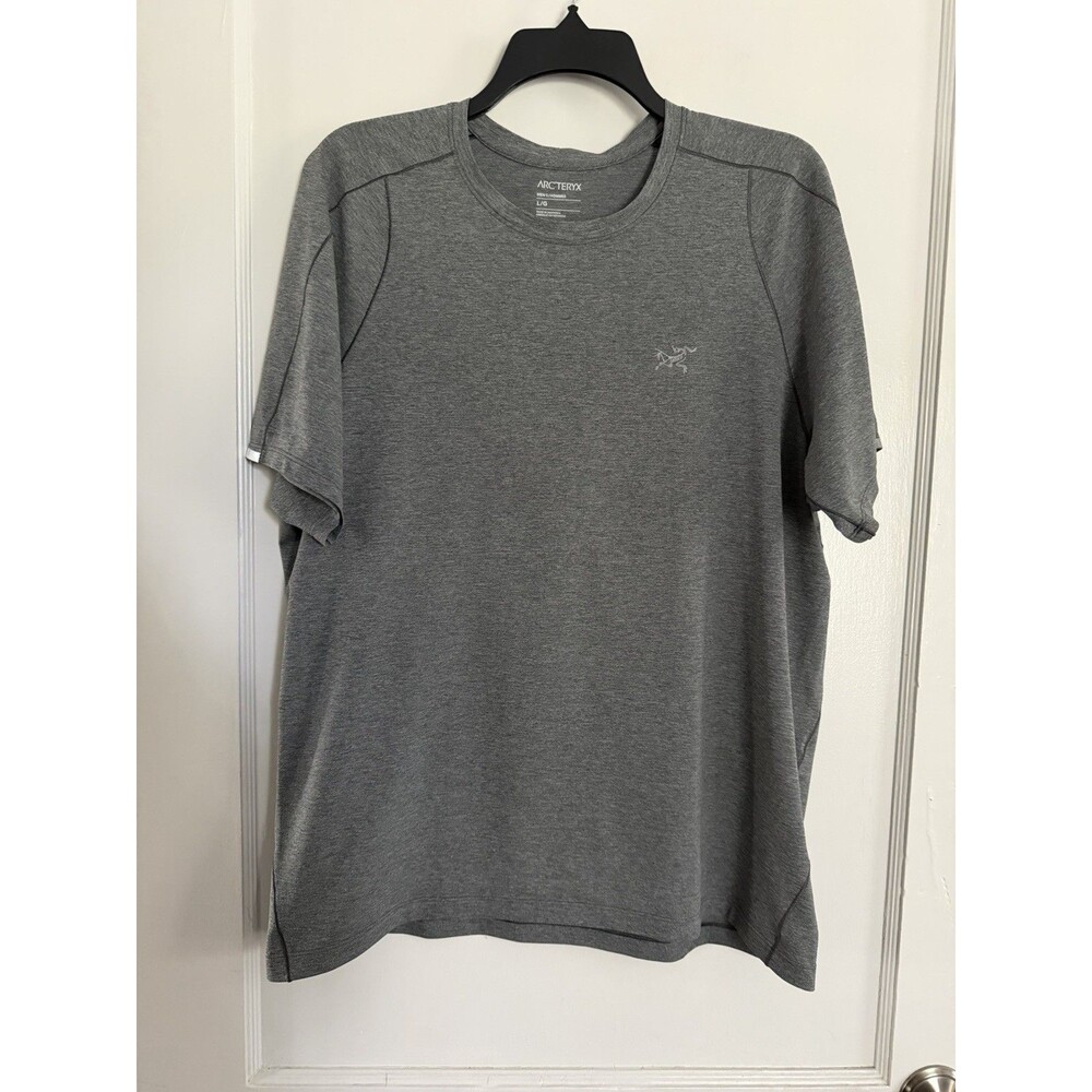 Arc'teryx Cormac Crew SS Men's Large Gray Heather Short Sleeve Shirt 15518